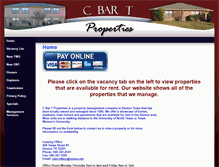 Tablet Screenshot of cbartproperties.com